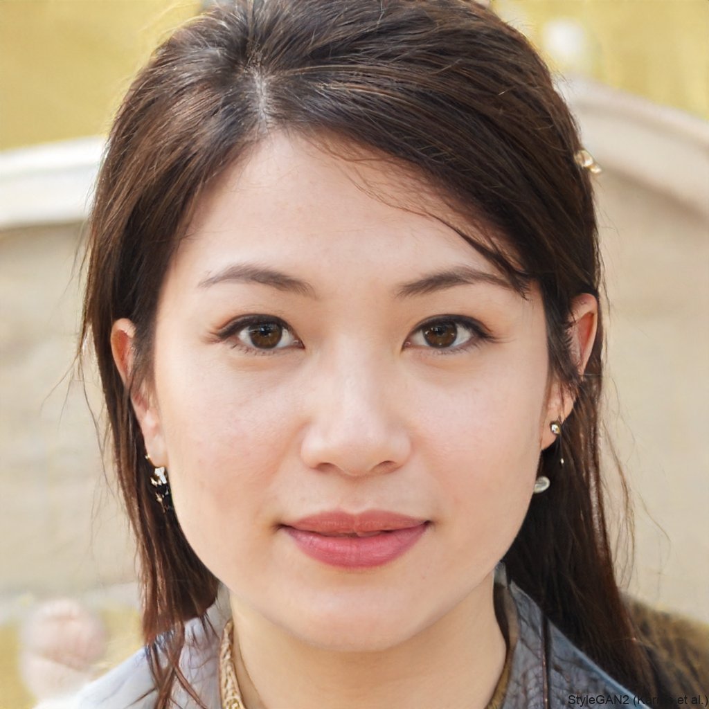 Close-up portrait of a young Asian woman smiling